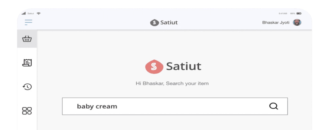 Pharmacy POS app UI